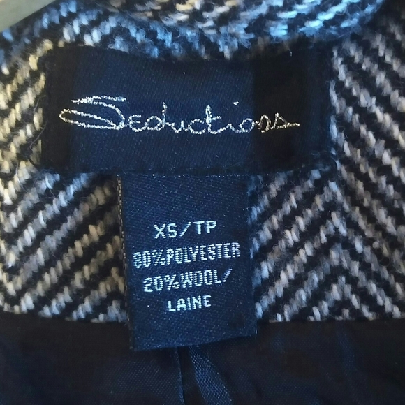 Seductions Herringbone Peacoat - Picture 10 of 11